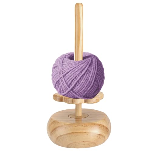 Gazocua Yarn Ball Holder | Magnetischer Häkelwollwinder Garnaufbewahrungsspinner | Multifunktionaler Hakenständer Häkelzubehör für Zuhause Reisen Handarbeit Aktivitäten Kunstunterricht Mütter von Gazocua