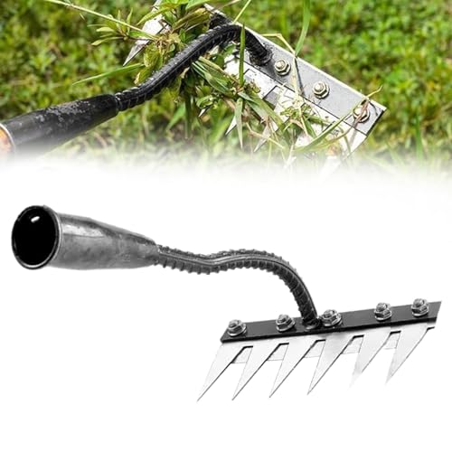 Rechen Harke Gartenwerkzeug Vertikutierer Aus Metall Entfernung Abnehmbarer Wee Claw | Gärtnerhandkultivierer, Effizientes Unkrautabzieher Werkzeug von Gazocua