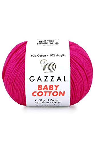 Gazzal Baby Cotton Handstrickgarn 3461 | Turqualy Gazzal Baby Cotton Handstrickgarn 3461 | Turqualy von Gazzal
