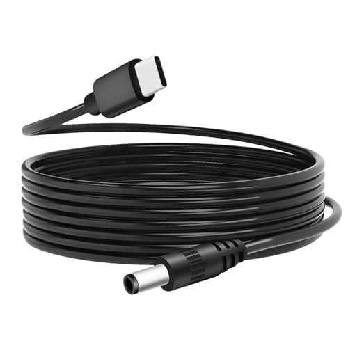 Gbformat Starlink Mini USB C zu DC 5.5mm x 2.1mm Netzkabel Triggerkabel PD 100W für Laptop, (20V/5A) USB Typ C Stecker Eingang auf DC Hohlstecker Ladekabel für Router/Optische Katze(2M) von Gbformat