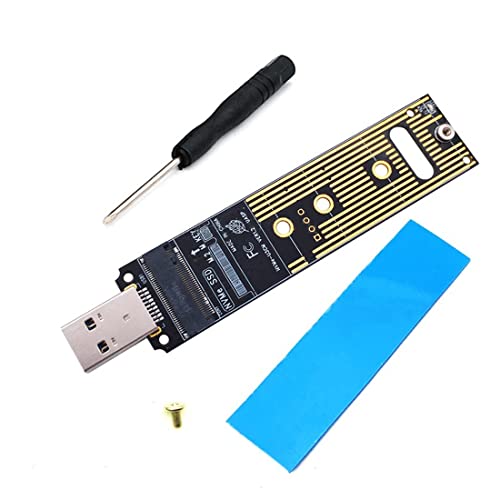 Gbloodst Adapter USB NVME M.2 NVME SSD auf USB 3.1 Adapter 10 Gbit/s USB3.1 Gen 2 für M2 NVMe 2230 2242 2260 2280 SSD Gbloodst Adapter USB NVME M.2 NVME SSD auf USB 3.1 Adapter 10 Gbit/s USB3.1 Gen 2 für M2 NVMe 2230 2242 2260 2280 SSD von Gbloodst