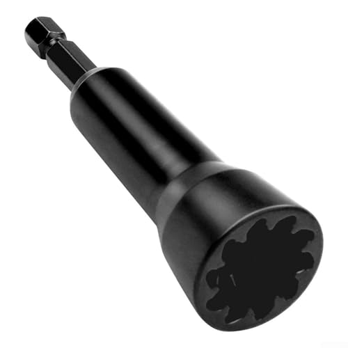 Gbtdoface 1 x Draht-Verdrehwerkzeug, Abisolierwerkzeug, Elektriker-Draht-Drehwerkzeuge, Sechskant-Griff für Bohrmaschinen (schwarz) von Gbtdoface