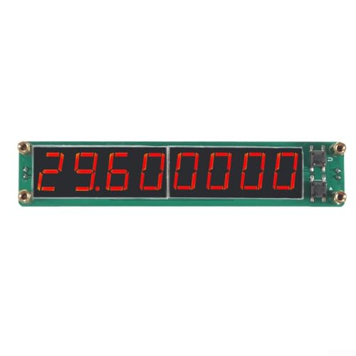 Gbtdoface Digitales Frequenzmessgerät, PLJ-8LED-R, digitales RF-Frequenzmessgerät, 0,1–2400 MHz, Tester, Cymometer, LED-Anzeige (rot) von Gbtdoface