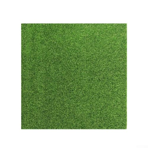 Gbtdoface Kunstrasen-Matte, künstliche Grasland-Simulation, Moos Rasen Fake Green Grass Mat Teppich DIY (50 × 50 cm) von Gbtdoface