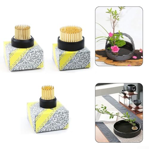 Kleiner Kenzan Pin Frosch, für Ikebana Blumenarrangement Halter für Topfdeckel Vase Dekorationen (26 mm) von Gbtdoface
