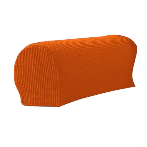 Stretch-Sessel-Armlehnenschoner, weiche Sofa-/Couch-Bezüge, schafft einen gemütlichen und einladenden Raum (Orange) von Gbtdoface