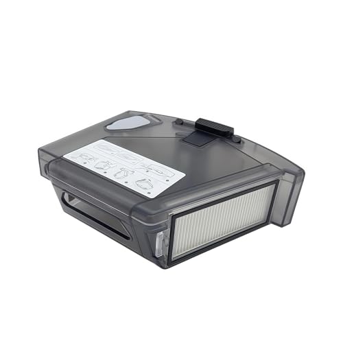 Gcbhfjrcyz Original Staubbehälter HEPA-Filter Wassertank Combo Einheit Zubehör, Kompatibel Mit Roborock Q8 Max Q8 Max + Ersatzteile(Black) von Gcbhfjrcyz