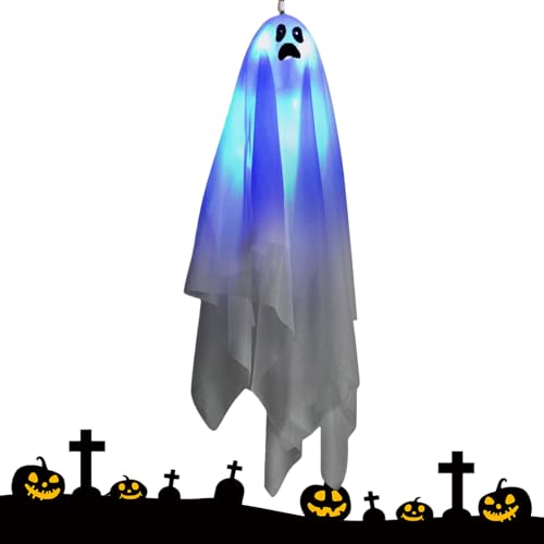 Gcerfby Dekoration,Gruselige Halloween Dekoration Mit LED Licht - Partyzubehör Schwebende Deko Für Spukhaus - Für Haus Innen Außen Garten Terrasse Vordertür Weg Fenster Wand Gcerfby Dekoration,Gruselige Halloween Dekoration Mit LED Licht - Partyzubehör Schwebende Deko Für Spukhaus - Für Haus Innen Außen Garten Terrasse Vordertür Weg Fenster Wand von Gcerfby