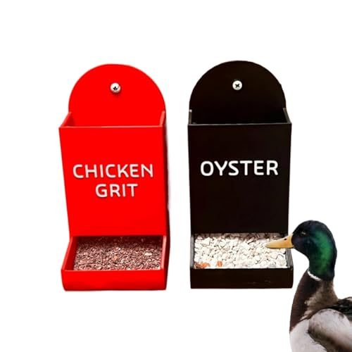 Gcerfby Hühner Grit Futterautomat | Enten Futtertrog | Aufhängbarer Futtertrog Für Hühnerhaltung Im Garten Und Hof, Futterautomat Für Wasservögel Gcerfby Hühner Grit Futterautomat | Enten Futtertrog | Aufhängbarer Futtertrog Für Hühnerhaltung Im Garten Und Hof, Futterautomat Für Wasservögel von Gcerfby