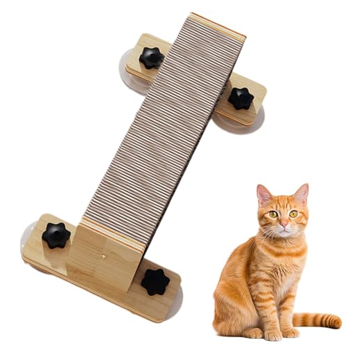 Gcerfby Katzenregale | Platzsparendes Wandregal für Katzen mit Halterung - Natürlicher Kratzturm Mit Stufen Und Katzenspielzeug Für Innen Und Außenbereich Fenster Tür Und Zuhause Zum Spielen Gcerfby Katzenregale | Platzsparendes Wandregal für Katzen mit Halterung - Natürlicher Kratzturm Mit Stufen Und Katzenspielzeug Für Innen Und Außenbereich Fenster Tür Und Zuhause Zum Spielen von Gcerfby