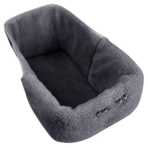 Haustierwagen -Pad, Sichere Passform, 32x53x27cm, Winter Hundekatze Kinderwagenkissenmatte, Magnetliner Welpenkätzchen, Einfach Zu Bedienen, Für Autofahrten Walking Park Shopping Outdoor Cafe Beach Tr von Gcerfby