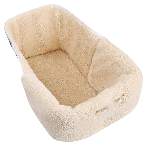 Haustierwagen -Pad, Sichere Passform, 32x53x27cm, Winter Hundekatze Kinderwagenkissenmatte, Magnetliner Welpenkätzchen, Einfach Zu Bedienen, Für Autofahrten Walking Park Shopping Outdoor Cafe Beach Tr von Gcerfby