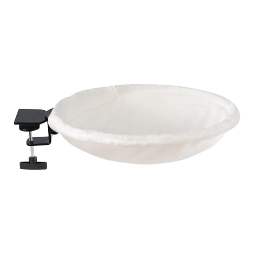 Katzenschreibtischbett Mit Robustem Rahmen, 40x10,5 cm, 180 ° Rotierende Kätzchen -Hängematte Unterstützt Bis Zu 50 Pfund, Ergonomisch Erhöhtes Katzenschlafnest, Arbeitspl von Gcerfby