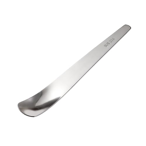 Gcljlmy Dessertlöffel Zubehör Ergonomischer Griff 19,9 cm x 2,7 cm Schwerer Suppenlöffel Esslöffel für Kuchen Reissuppe Zuhause Rucksackreisen von Gcljlmy