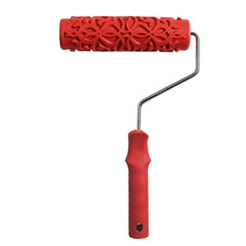 Gcljlmy Farbroller, 7 '' Geprägte Malerrolle Strukturwalze Malerwalze Gemusterter Farbroller, Empaistische Maserung Muster Roller mit Griff Farbwalze Lackierwalze für Home DIY Wanddekoration (#3) von Gcljlmy