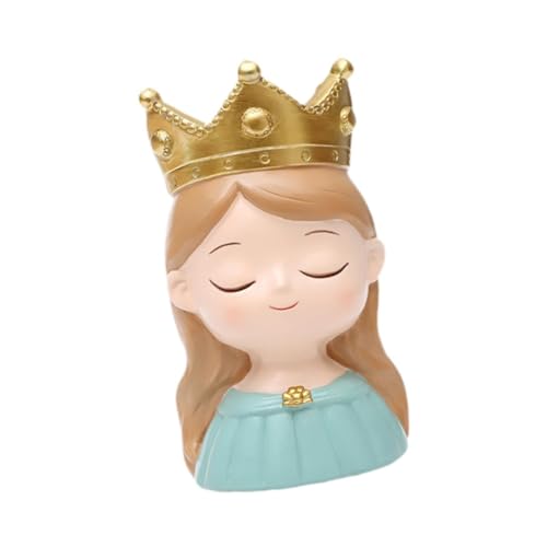 Gcljlmy Gesichts-Pflanztopf, Gesichtsvase, Dekoration, kreative Harzfigur, lustige Statue, Blumentopf, Kopf-Pflanzgefäß für Hof, Balkon, Terrasse (MÄdchen) von Gcljlmy