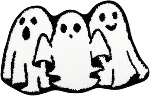 Gcljlmy Halloween-Bodenmatte, Fußmatte für den Innenbereich, Halloween-Dekoration, kreativer, Rutschfester Fußmatten-Teppich für Wohnzimmerdekor (40cmx60cm) von Gcljlmy