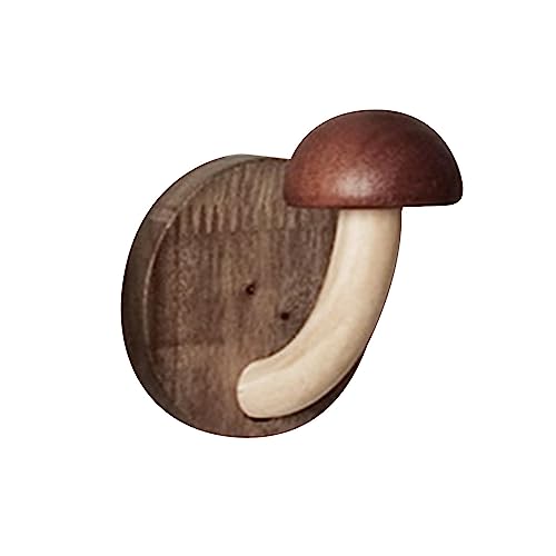 Gcljlmy Holz-Haken, Holz-Kleiderhaken, Handtücher, Kleiderbügel, Heim-Organizer, niedlicher Tür-Heck-Aufhänger, stanzfreier Haken für Tür, BRAUN Gcljlmy Holz-Haken, Holz-Kleiderhaken, Handtücher, Kleiderbügel, Heim-Organizer, niedlicher Tür-Heck-Aufhänger, stanzfreier Haken für Tür, BRAUN von Gcljlmy