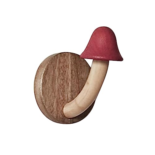 Gcljlmy Holz-Haken, Holz-Kleiderhaken, Handtücher, Kleiderbügel, Heim-Organizer, niedlicher Tür-Heck-Aufhänger, stanzfreier Haken für Tür, Rot Gcljlmy Holz-Haken, Holz-Kleiderhaken, Handtücher, Kleiderbügel, Heim-Organizer, niedlicher Tür-Heck-Aufhänger, stanzfreier Haken für Tür, Rot von Gcljlmy