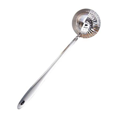 Gcljlmy Hot Pot Suppenkelle Skimmer Kochwerkzeug Edelstahl Serviersieb Löffel Sieb Schaufel für Home Restaurant Esszimmer (Silber) von Gcljlmy