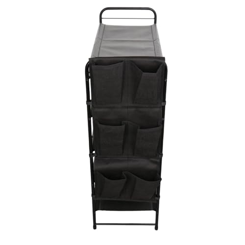 Gcljlmy Schuhregal, Schuhregal, Metall, vertikales Eck-Präsentationsregal, Aufbewahrungs-Organizer, mehrere Ebenen, für Balkon, Garage, Schlafzimmer, Flur (5 Schichten) von Gcljlmy