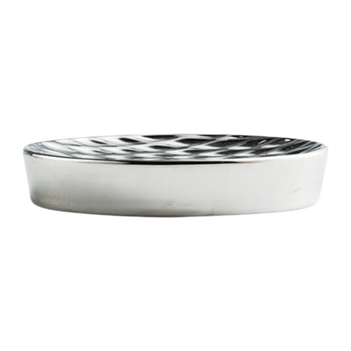 Gcljlmy Seifenhalter aus, Seifensparer, vielseitig einsetzbar, elegant, leicht zu reinigen, Schale für Dusche, Küche, Badewanne (Argent) von Gcljlmy