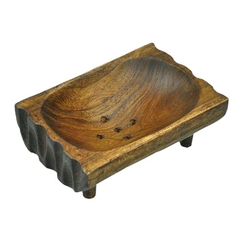 Gcljlmy Seifenhalter aus Holz, Seifenschale, rustikale Seifenschale aus Holz von Gcljlmy
