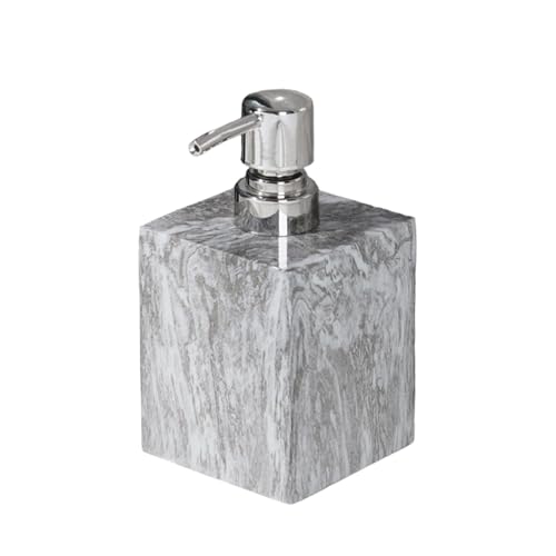 Gcljlmy Seifenspender, Schaumpumpflasche, Pumppresse, Flasche, Spülmittelspender, Flüssigseifenspender für Badezimmer, Hotel, Zuhause (Grau Silber) von Gcljlmy