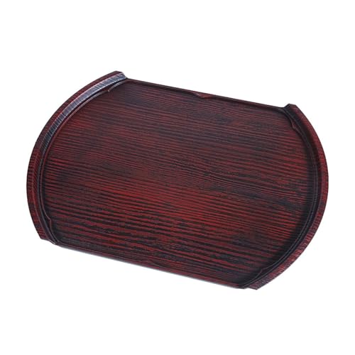 Gcljlmy Serviertablett, dekoratives Tablett, Servierplatte, Theken-Organizer, multifunktionaler Dessertteller, Tee- und Kaffeetischtablett für Ottomane von Gcljlmy