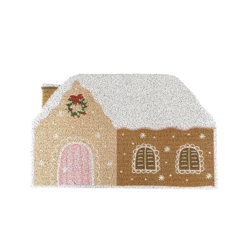 Gcljlmy Weihnachtliche Willkommens-Fußmatte, Türmatte für den Innenbereich, Willkommensmatte, süße dekorative Fußmatte, weihnachtliche Bodenmatte für den (40cmx60cm) von Gcljlmy
