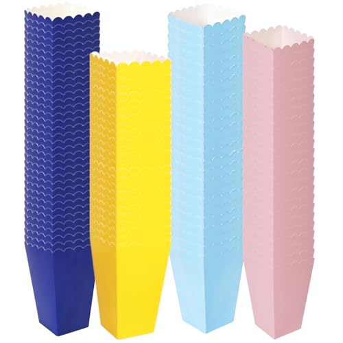 100pcs Popcorn Boxen 4 Farben Einwegpopcorn Eimer für Süßigkeiten Party Kartoffelchips Französisch Pommes Süßigkeiten Hühnernuggets 100pcs Popcorn Boxen 4 Farben Einwegpopcorn Eimer für Süßigkeiten Party Kartoffelchips Französisch Pommes Süßigkeiten Hühnernuggets von Gcroet