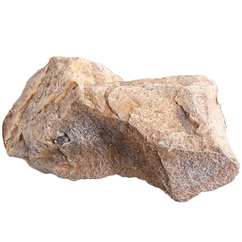 Gcroet Rock Realistic Landscape Steine 20.5x11.8x10.6in Künstliche Felsen für Landschaftsgestaltung PU & Foam Well Cover für Gartendekoration, Sandsteintyp von Gcroet