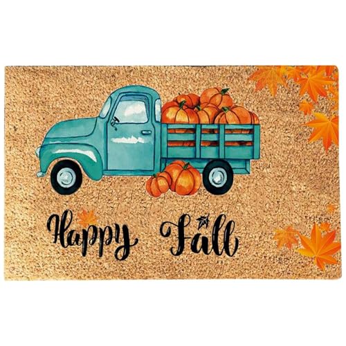 Gcroet Thanksgiving Herbst-Haustürmatten im Freien, Nicht rutschernder Eingangsweg, Fußmatte für Badezimmer Schlafzimmer Wohnzimmer .. von Gcroet