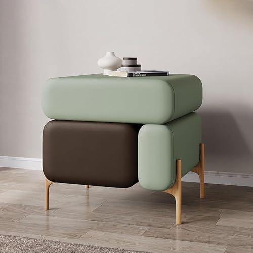GddOGUK Beistellschrank Nachttische mit 3 Schubladen, Heller, luxuriöser Holz-Nachttisch, schicker, einzigartiger Beistelltisch, Schlafzimmer-Nachttisch, 50 cm Nachtkommode modern GddOGUK Beistellschrank Nachttische mit 3 Schubladen, Heller, luxuriöser Holz-Nachttisch, schicker, einzigartiger Beistelltisch, Schlafzimmer-Nachttisch, 50 cm Nachtkommode modern von GddOGUK