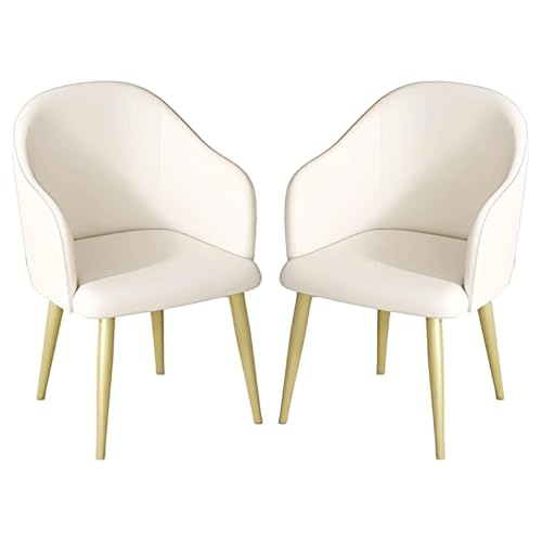GddOGUK PU Leder Essstühle Set von 2 modernen gepolsterten Esstühlen mit Metallbeinseiten mit Rückenlehne Küchenstühlen GddOGUK PU Leder Essstühle Set von 2 modernen gepolsterten Esstühlen mit Metallbeinseiten mit Rückenlehne Küchenstühlen von GddOGUK