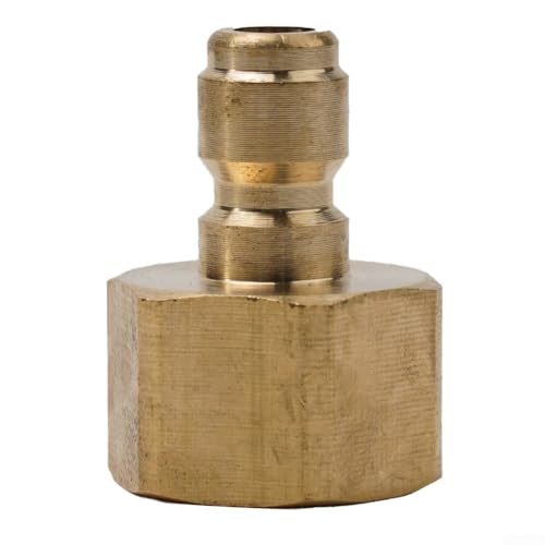 1/4 Zoll Schnellspannverbinder Kupplung Fitting, Edelstahl oder Messing M14/M18/M22/G1/4 Gewindeadapter für Hochdruckreinigerschlauch, Gartenschlauch, Pumpe (#11) von Gdfnmogo