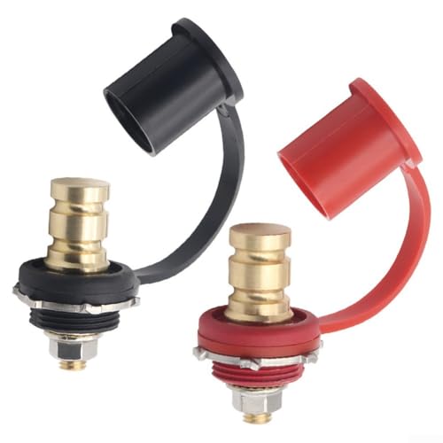 12 V DC Batterieladegerät Power Post mit 96,5 cm Bolzen für zuverlässiges Aufladen des Fahrzeugs (rot) von Gdfnmogo