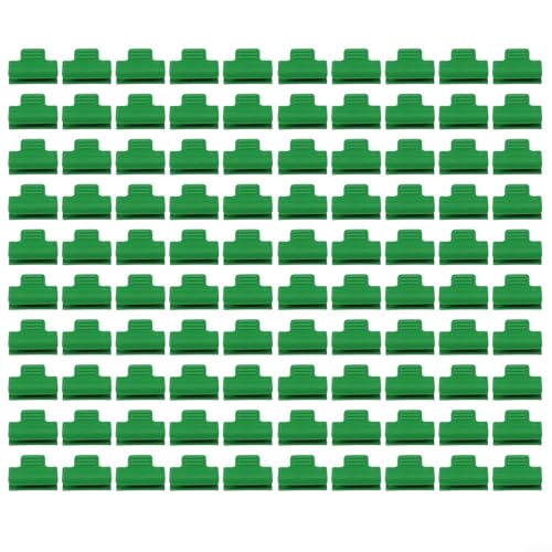 20 Stück Gewächshausklammern für 11 mm Stangen, starker Kunststoff für effektive Gartenarbeit und Abdeckungsschutz (100 Stück) von Gdfnmogo