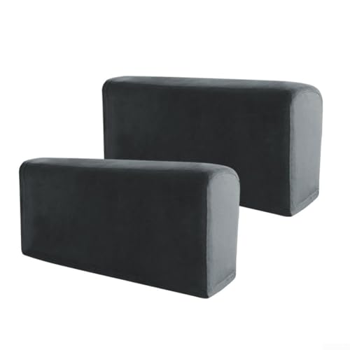 2er-Pack Sofa-/Stuhlhussen mit Anti-Rutsch-Funktion, perfekt für Zuhause und Veranstaltungen (dunkelgrau) von Gdfnmogo