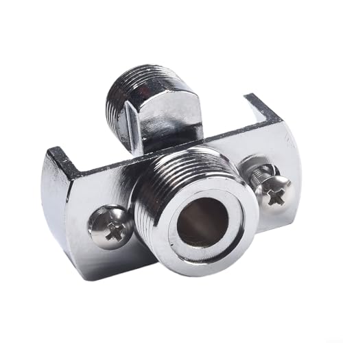 40 Grad verstellbarer, abgewinkelter, gebogener Fuß, Wandmontage, Wasserhahnadapter mit Exzenterschraubenecke für Waschbeckenarmatur, aus Kupfer (graue Abdeckung) von Gdfnmogo