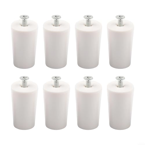 8 Stück Jalousie-Stopper-Set 40 mm weiß PP Rollladenstopper komplettes Montage-Hardware-Kit mit Montageschrauben für Fenster von Gdfnmogo