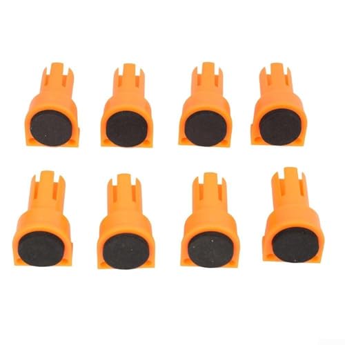 8-teiliges Nylon-Bank-Hunde-Set für Holzbearbeitung – 19 mm 20 mm Banklochklemmen mit Anti-Rutsch für EVA-Pads, Low-Profile-Layout für sicheres Schneiden von Schleifen (19 mm) von Gdfnmogo
