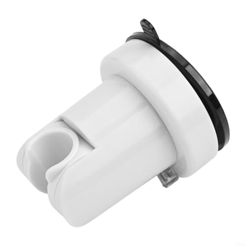 ABS-Kunststoff-Duschkopfhalter mit Vakuum-Saugnapf, Wandhalterung für Fliesen, Glas und glatte Oberflächen, abnehmbar und höhenverstellbar, Weiß ABS-Kunststoff-Duschkopfhalter mit Vakuum-Saugnapf, Wandhalterung für Fliesen, Glas und glatte Oberflächen, abnehmbar und höhenverstellbar, Weiß von Gdfnmogo