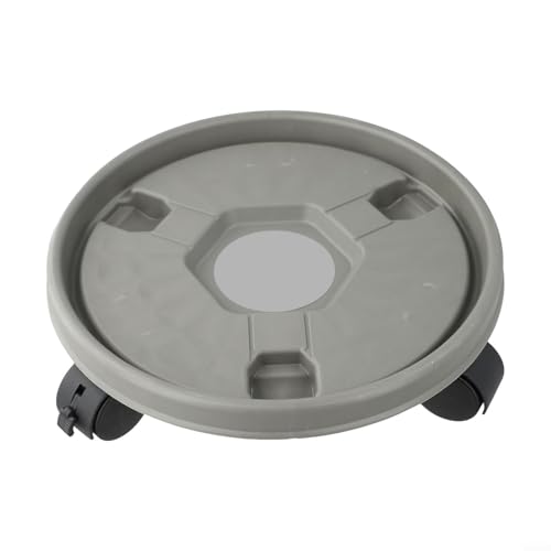 Blumentopf-Rollplatte mit 360-Grad-Rädern, praktische Basis für Gartenarbeit zu Hause (grau) von Gdfnmogo