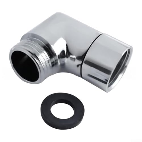 Duschbogen Adapter, Duschschlauch Adapter, Duschkopf Winkeladapter, Ellenbogenadapter Dusche, für Handbrause von Gdfnmogo