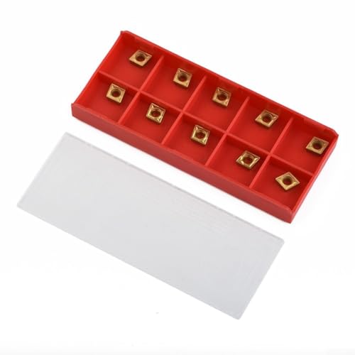 Effizientes Schneiden mit 10 Stück CCMT060204HM YBC251 CNC-Hartmetall-Einsätzen für Drehmaschinen-Werkzeug-Operationen von Gdfnmogo