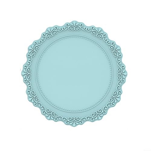 Elegante Spitzenblumen-Untersetzer aus Silikon, eine Ergänzung, die Ihren Esstisch verschönert (hellgrün) von Gdfnmogo