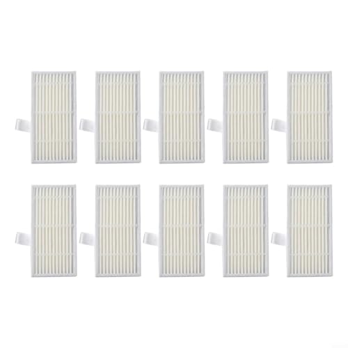 Ersatzfilter für Conga 999 X-Treme Roboter-Staubsauger-Zubehör, weißes Staubfiltersystem für Ersatzteil-Set (10 Stück) von Gdfnmogo