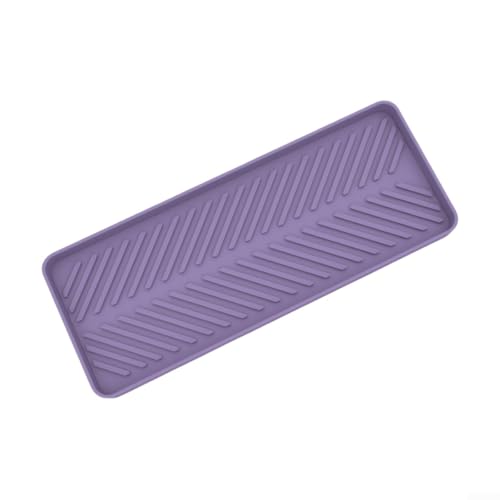 Essential Silikon-Spülbecken-Organizer-Tablett für Schwämme und Küchenutensilien, hält Ihren Raum organisiert und frisch (lila) von Gdfnmogo