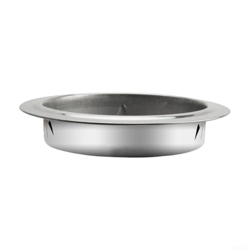 Flanschzapfen, Luftführungsflansch, 304 Edelstahl, Flanschrohrverbinder, Kanalverbinder, runder Flansch, für Trockner, Abluftrohr, Badezimmer-Ventilatorkanal (150 mm) von Gdfnmogo